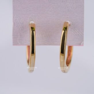 Clip On 14K 18K Solid Gold & Silver Huggie Hoop Earrings | Unique Earrings For Women (TLER14087-14088-14089)